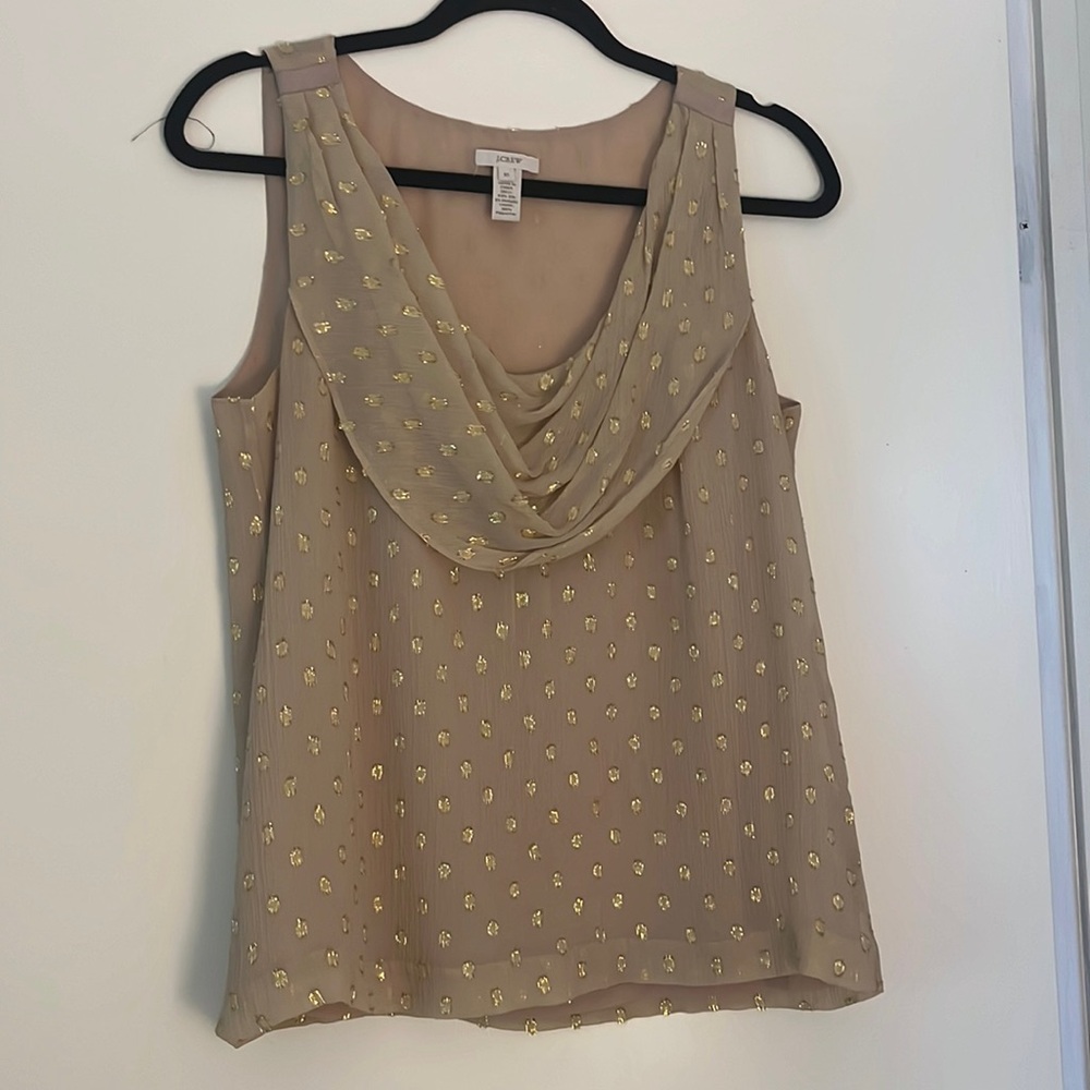 J Crew sleeveless blouse